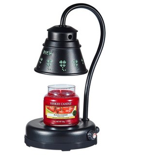 Yankee Candle Small + BE RICH Candle Warmer 黑色套裝, 黑櫻桃