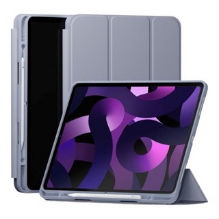 SINJIMORU 含筆槽平板電腦保護殼 iPad Air 7 M3/Air 6 M2代 11吋/Air 5/Air 4代 10.9吋, 薰衣草紫, 1個