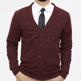 CONFIAR 男士 Walker 經典修身針織開襟衫 TC6306N