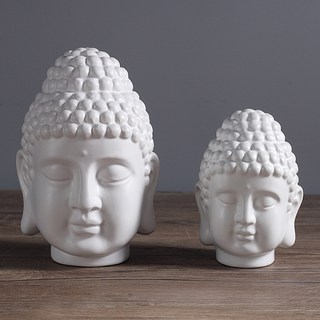 佛祖頭像 2件組 YT_RC190, 白色