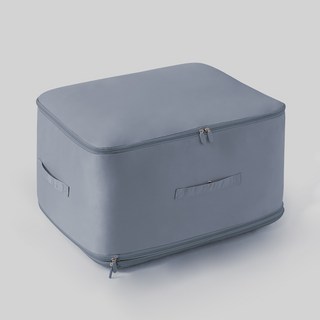 Alleophom 棉被衣物壓縮多用途整理箱, 藍色, 1個