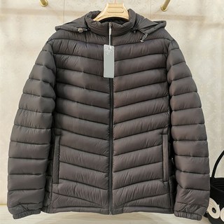 男款北歐風日常防寒輕量連帽外套