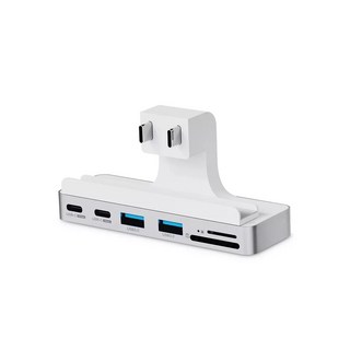 Wizflat 全新 iMac 固定集成雷電 HDMI HUB USB 集線器 WIZ-UC70IMAC, 灰色空間