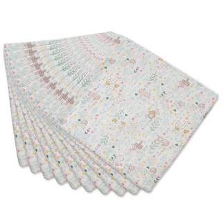 babybear 嬰幼兒用無螢光印花手帕 10入