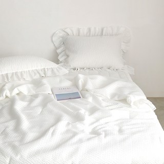 아망떼 아이스가든 시어서커 리플 프릴 여름 차렵이불