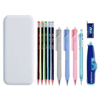 Dong-A PMS 鉛筆盒書寫工具 Monami FX153 禮品套裝, 天空, 1套