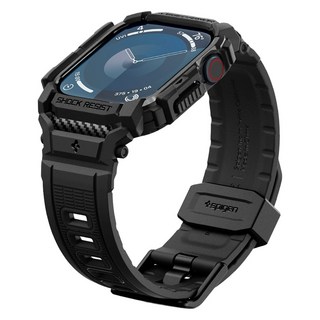 Spigen 智慧手錶錶帶一體式保護殼 堅韌裝甲 Pro 46mm, 霧面黑, 1個