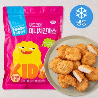 푸디버디 부드러운 미니 치킨까스 (냉동), 480g, 1개