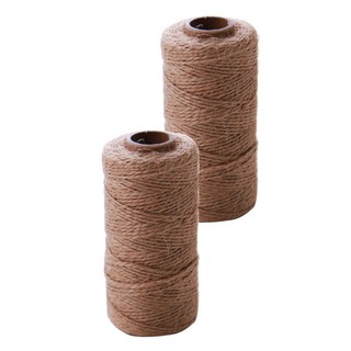 麻繩 2mm 2入, 米色, 100m