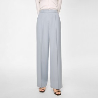 MIXXO 女款半寬版基本款九分修身褲