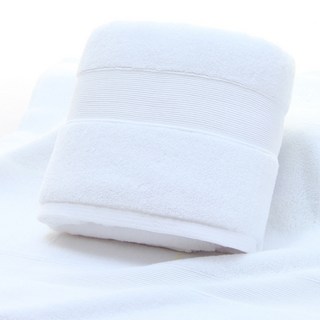 頂級雪茄 TCR 酒店純棉大浴巾 650g 棉紗, 白色, 1入