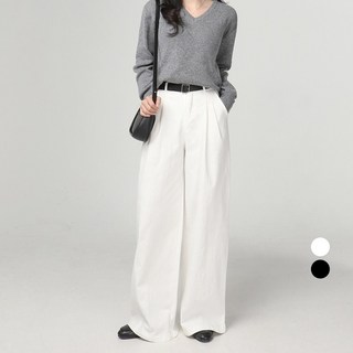 Cotton Closet 女款氣球版型打褶寬褲 長褲