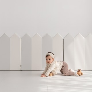 알집매트 울타리벽매트 80 x 2p + 40 세트, 웜그레이, 1세트