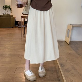 Elsso 女款修身寬版鬆緊腰裹身式裙褲