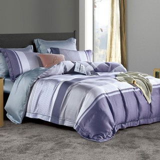 FOCA 100%純天絲枕套床包枕套組