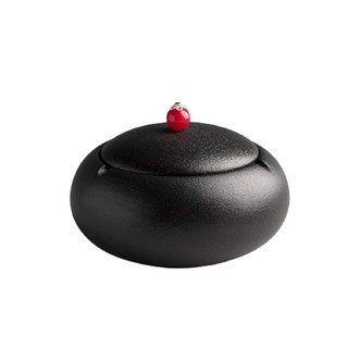 陶瓷圖案煙灰缸 YT_RA083, 紅球, 1個