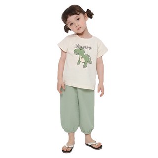 Samsoni 兒童透氣恐龍短袖上下套裝
