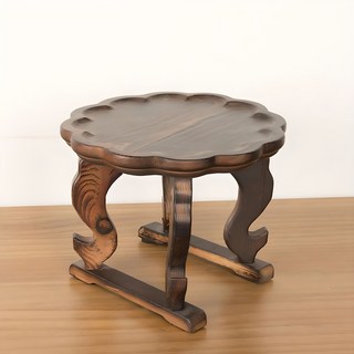 Mini Deco 迷你裝飾原木小茶几, 1個, 單色