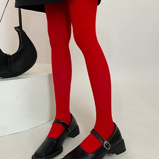 TheSirup 女性素色繽紛高彈力褲襪