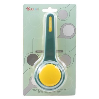 리빙토픽 강아지 고양이 털브러쉬, 딥그린, 1개