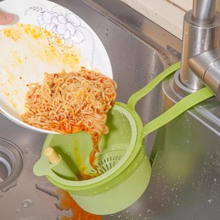 원클릭 음식물 쓰레기 바구니, 그린, 1개