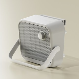 KAUF 免鑽孔壁掛式2段旋鈕2000W PTC暖氣浴室暖風機, KF-BH02