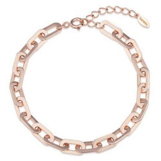 HAESOOL 女士 92.5純銀手鍊 GMB04 玫瑰金色 附提袋