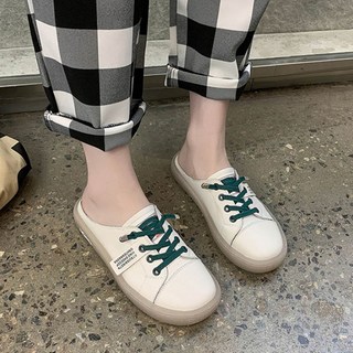 COMMASHOE 女款又舒適氣墊穆勒鞋 TG2365, 綠色, 235