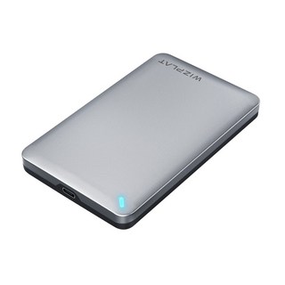 Wizflat USB3.2 Gen2 便攜式外置硬盤和外置硬盤 SSD 外殼 2.5 英寸 C 型, FHD-254UC