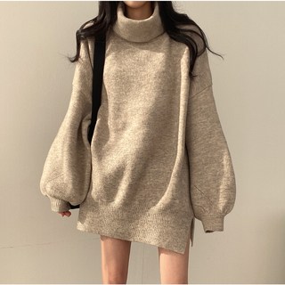 ViVEMO 女款 Olehen 高領套頭半版針織毛衣 12055