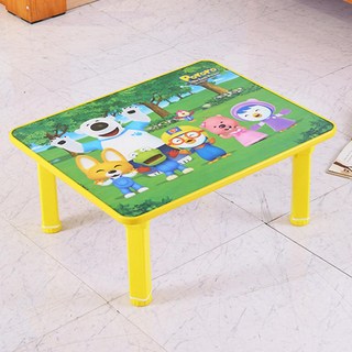 Pororo 嬰幼兒角色造型桌, 黃色 淘氣小企鵝款
