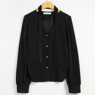 Another Twee Dylan 領巾V領上衣 tbs0438