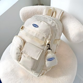 FROMHEAVEN H872 學生休閒後背包, 象牙白
