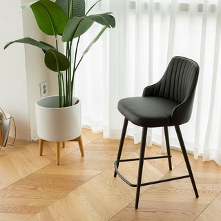 Gagu Neukkim 家具風格 西耶爾 吧椅, 黑色, 2個