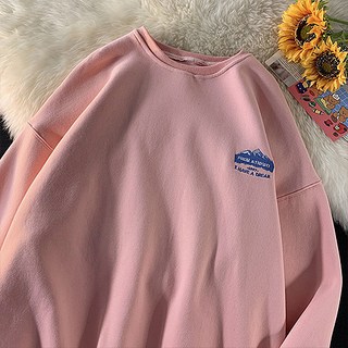 男士 PDS 時尚素色圓領山脈大學T恤