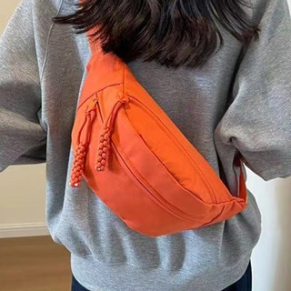 Elsso 日常運動旅行用迷你斜背腰包, 橘色