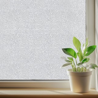 AHOYE 加大加寬無膠靜電玻璃貼/窗貼, 磨砂自然款