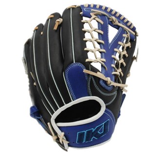 IKJ 外野手套 右投用 GR BP-8(BK/PN)25, 黑色+P 海軍藍, 1個