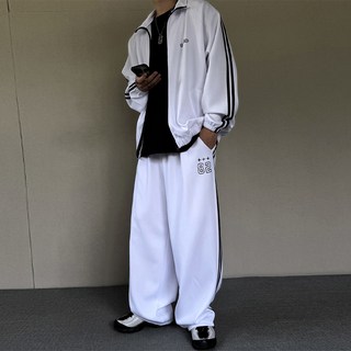 Meosidda 男士 Champ 運動 Jersey 拉鍊外套 + 運動抽繩寬褲