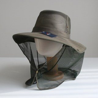 바비수 네쥬 베이직 망사 넥커버 사파리 정글모자