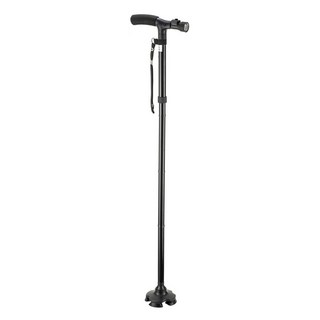 康潤折疊手杖 輕巧耐用, 1支, 黑色