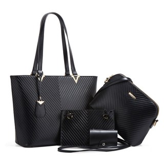 BODE Puera圖案托特包4件組