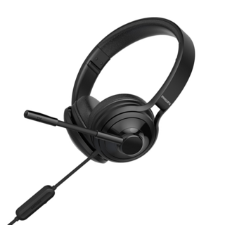 PHILIPS 飛利浦 電競 網路課程 商務用耳機, 黑色, TAH3155