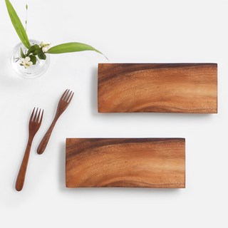 NICOTT 方形木盤, 2個