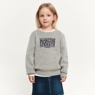 MaritheFrancoisGirbaud 兒童經典logo針織套頭T恤