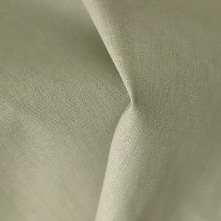 Cheonpam 11支日常風格亞麻布料, 鼠尾草綠