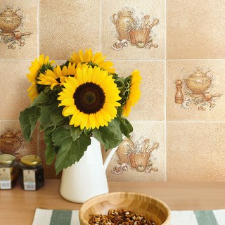 시트나라 유러피안 빈티지 레트로 타일 리폼 시트지 10, 팟브라운(10-216), 45 x 300 cm