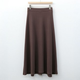 Lalaon 韓國製造 A字基本款層次長裙 TSP2794