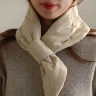 VARVISU 絎縫雙面填充圍巾