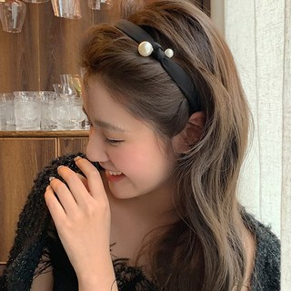 DMELD 女性用漂亮珍珠髮箍